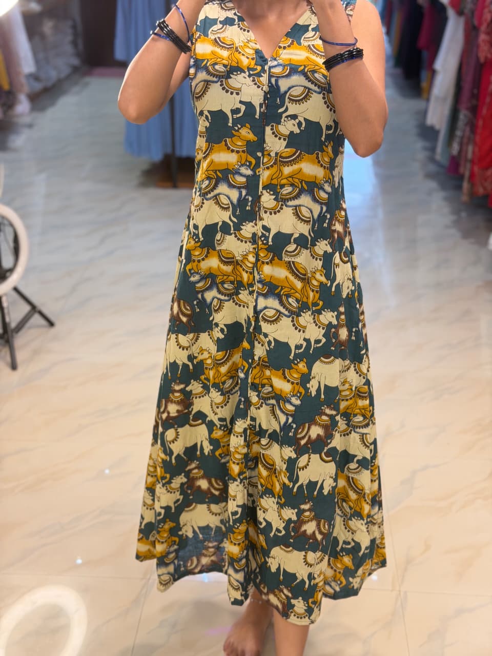 [PBC1008] – Nandi Pichwai Jaipur Soft Cotton | Made-to-Order