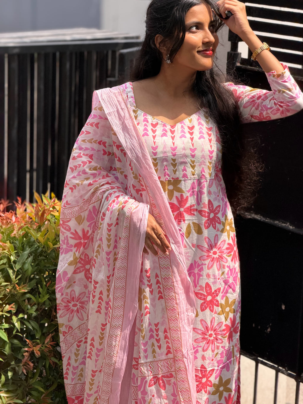 [PBC1020] – Summer Floral Jaipur Soft Cotton | Made-to-Order