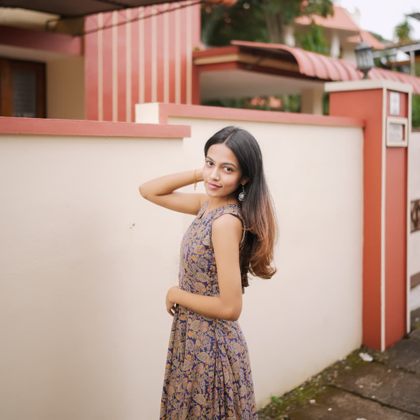 [PBC1023] – Heritage Indigo Kalamkari Jaipur Soft Cotton | Made-to-Order