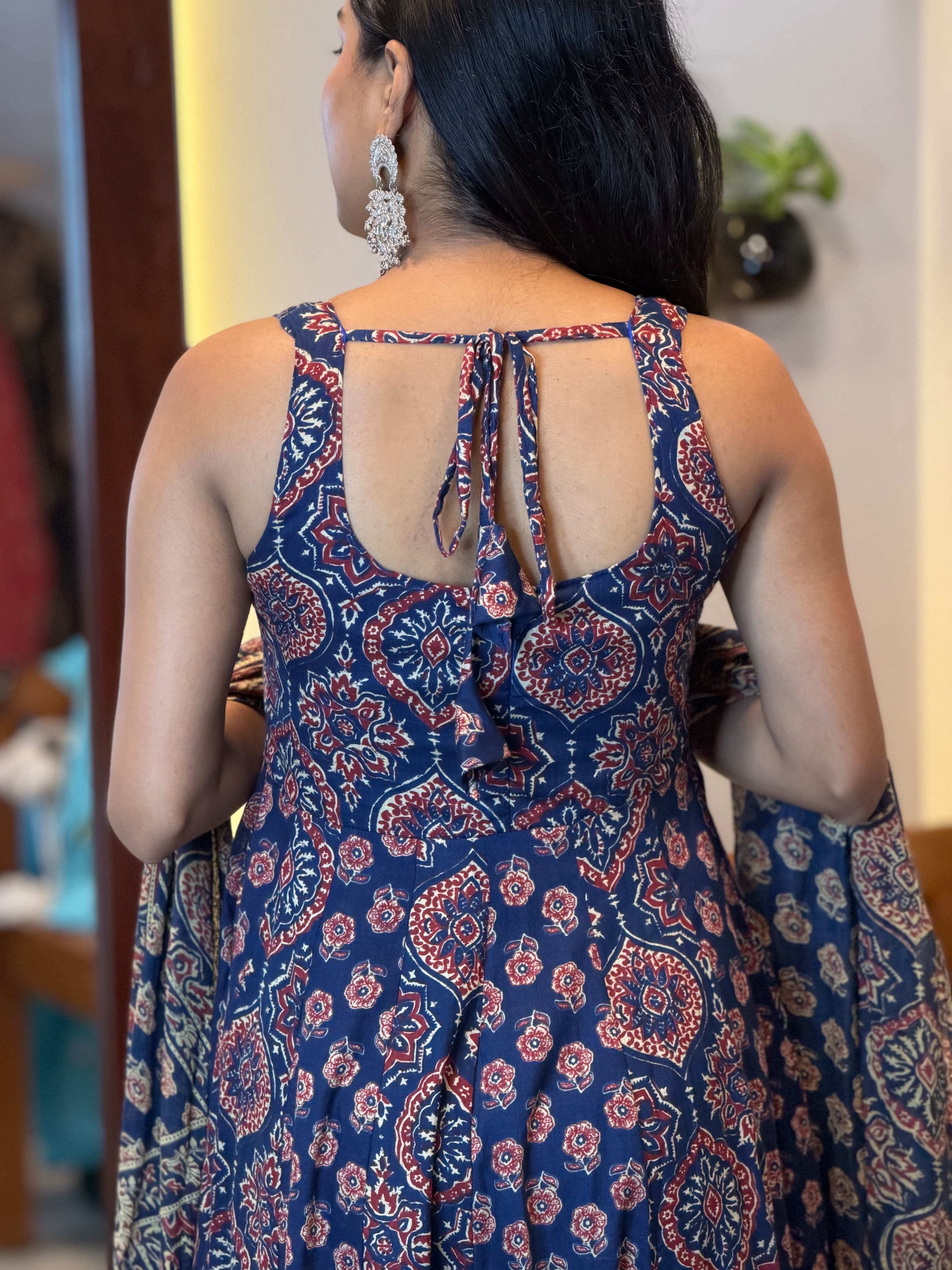 [PBC1024] – Royal Indigo Ajrakh Jaipur Soft Cotton | Made-to-Order