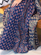 [PBC1024] – Royal Indigo Ajrakh Jaipur Soft Cotton | Made-to-Order